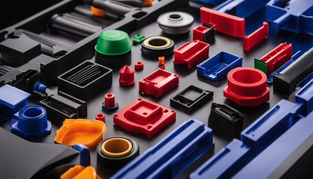 High-performance PVC plastic properties display