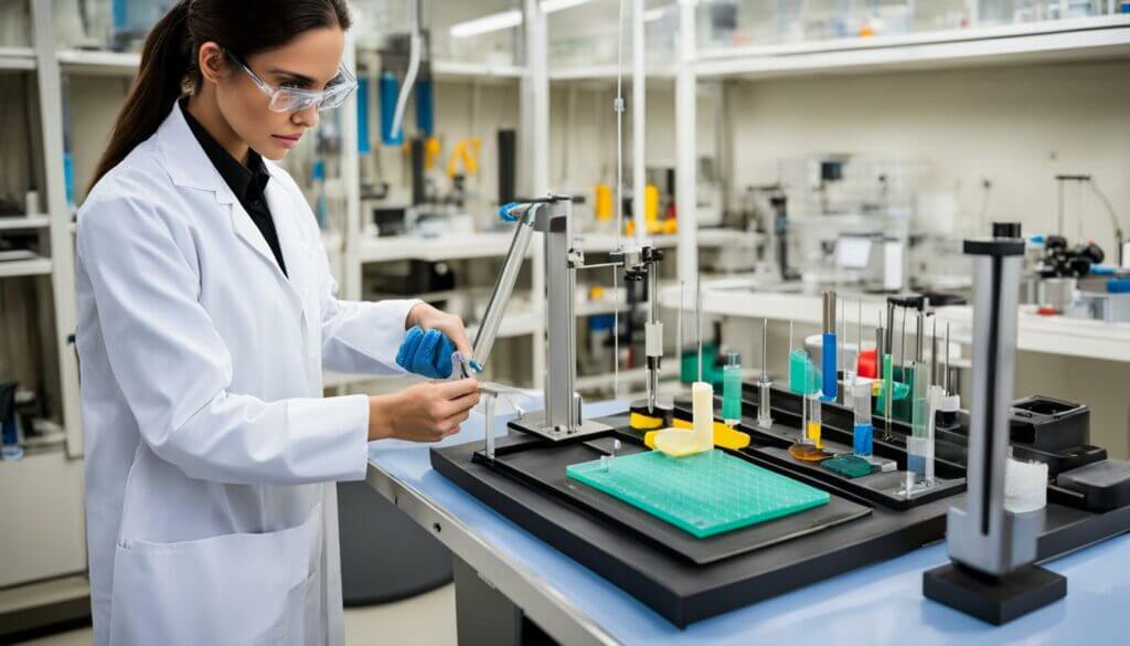 High-performance silicone testing process