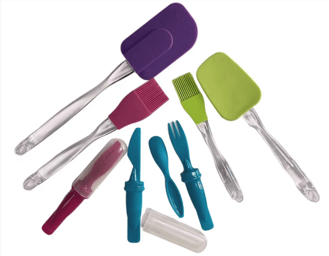 一套塑膠器皿和器皿。