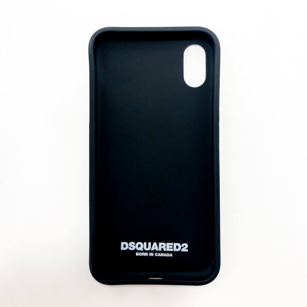 Dsquared2 黑色 iphone xr 手機殼。