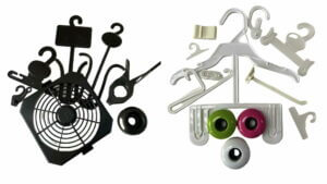 各種衣架及其他配件。